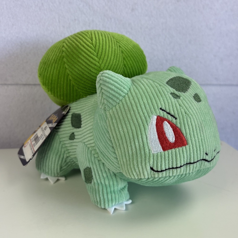 Pokemon Select Bulbasaur Corduroy 8" Plush Jazware New